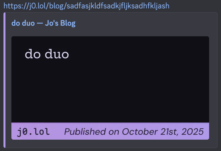 Screenshot of discord